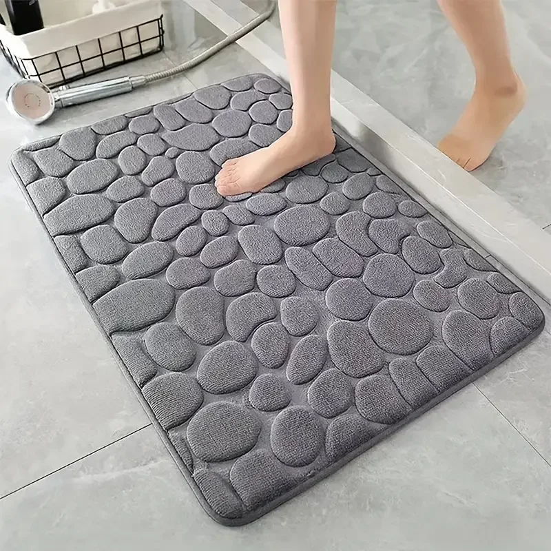 Bamboo Bath Mat - ثلاثية الأبعاد عدم الانزلاق الحمام حصيرة