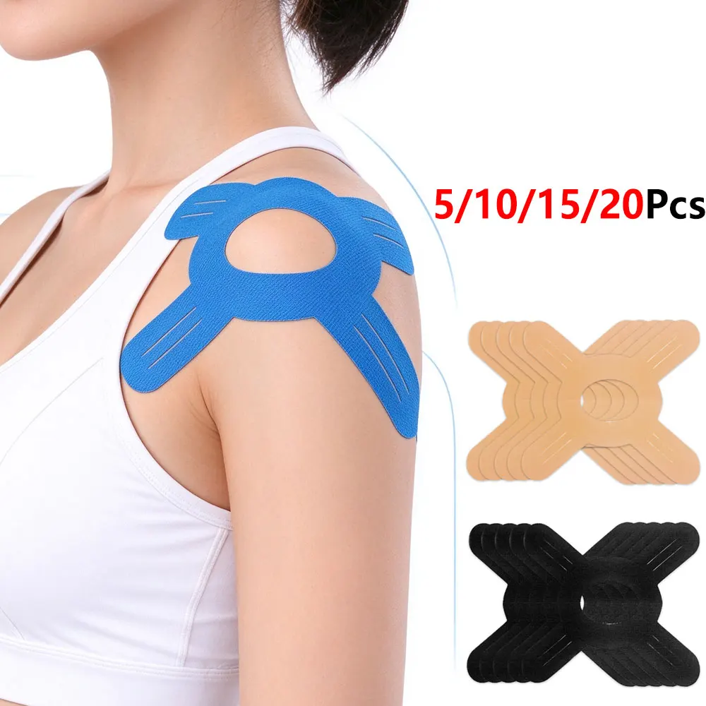 Sports Taping Precut - 5/10/15/20 قطعة من لاصقات شريط الكينيسيولوجي