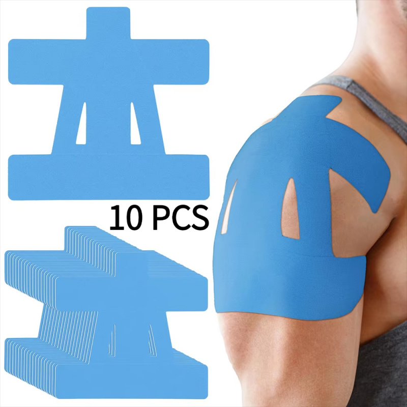 Sports Taping Precut - 10 قطع من شريط الكينيسيولوجي المقطوع