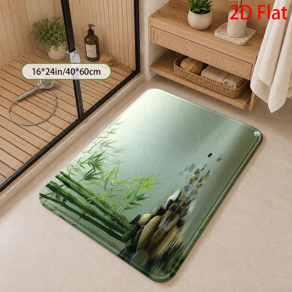 سجادة حمام مقاومة للماء بتصميم - مراجعة Bamboo Bath Mat وسعره