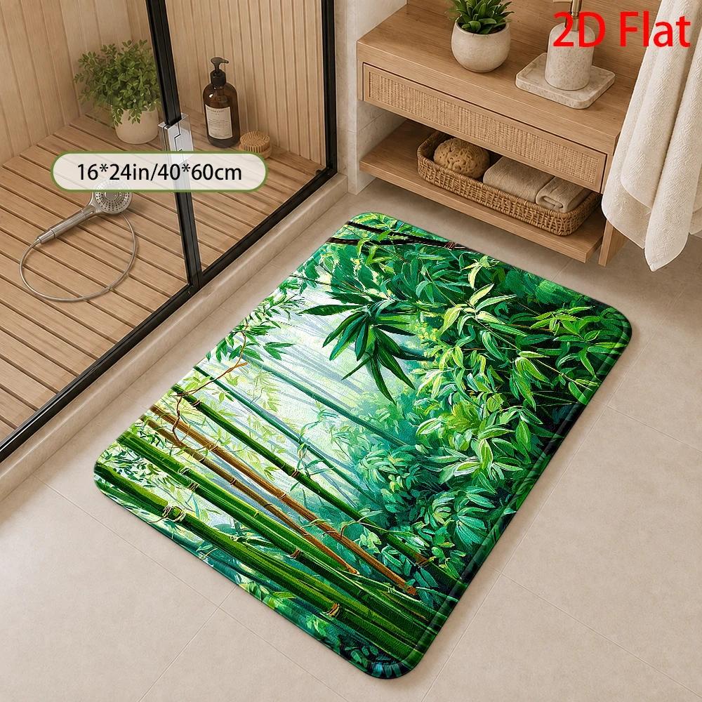 سجادة حمام بنمط غابة الخيزران  - مراجعة Bamboo Bath Mat وسعره