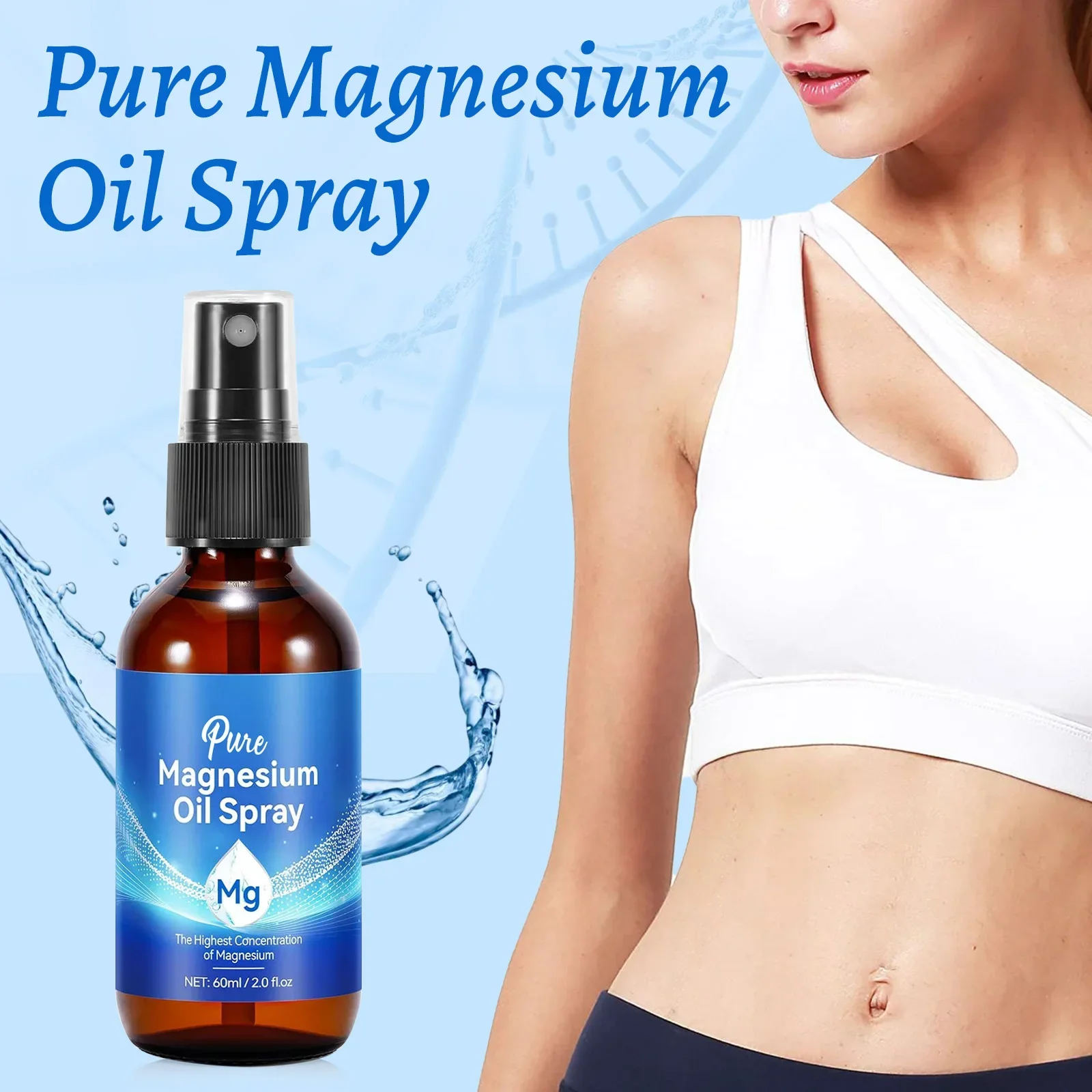 رذاذ زيت المغنيسيوم للجسم 60 م - مراجعة Bath Salts Magnesium وسعره